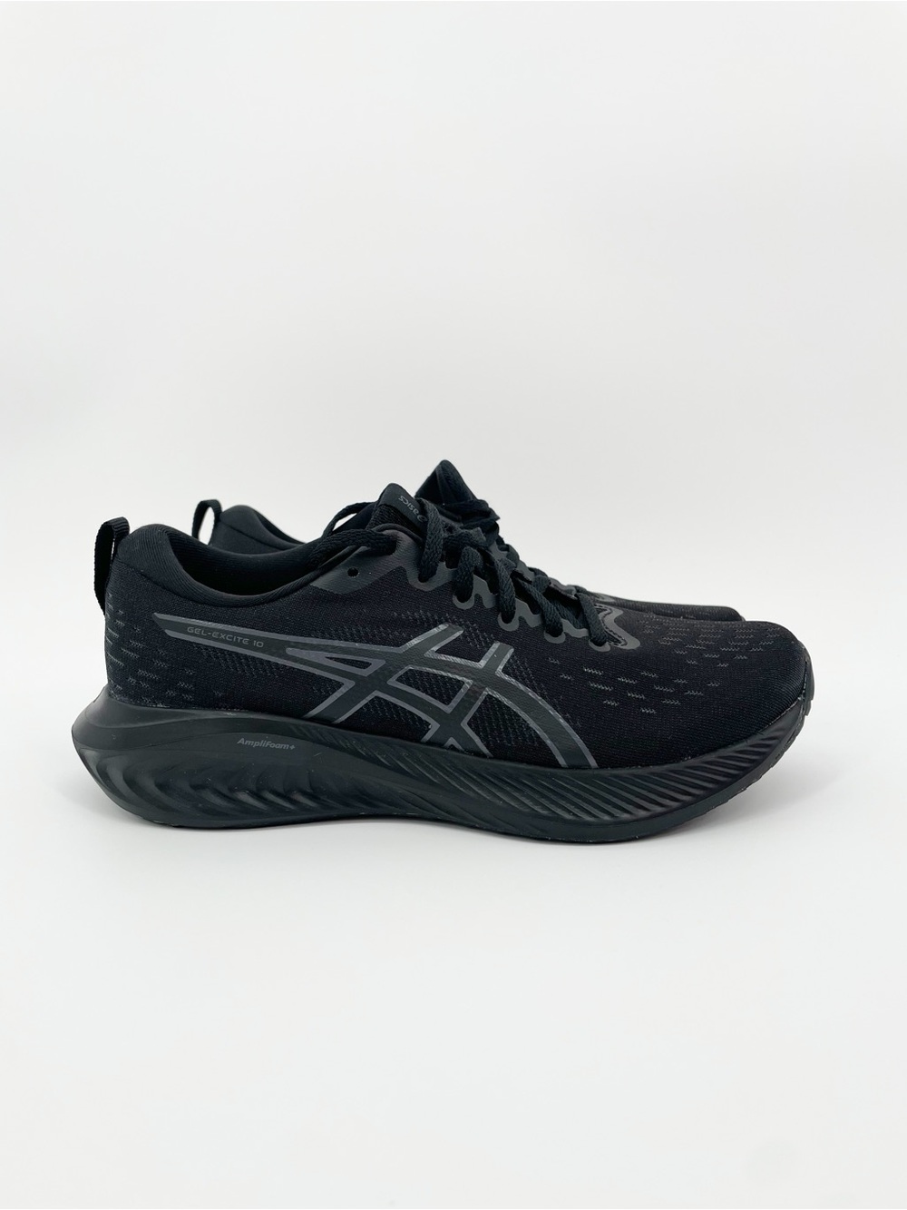 Like NEW ASICS Gel Excite 10 Black Running Walking Active Workout Sneakers Shoes
